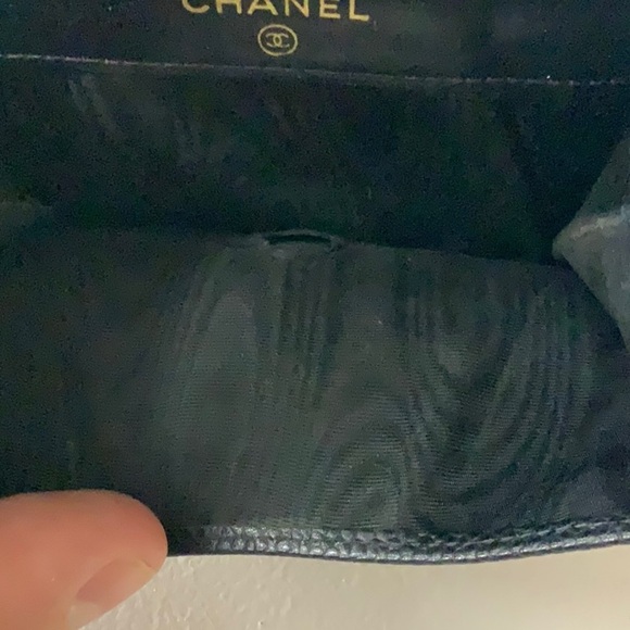 Chanel Coco Mark Bifold Wallet in Black Lambskin (4.5" x 4") - Picture 8 of 12